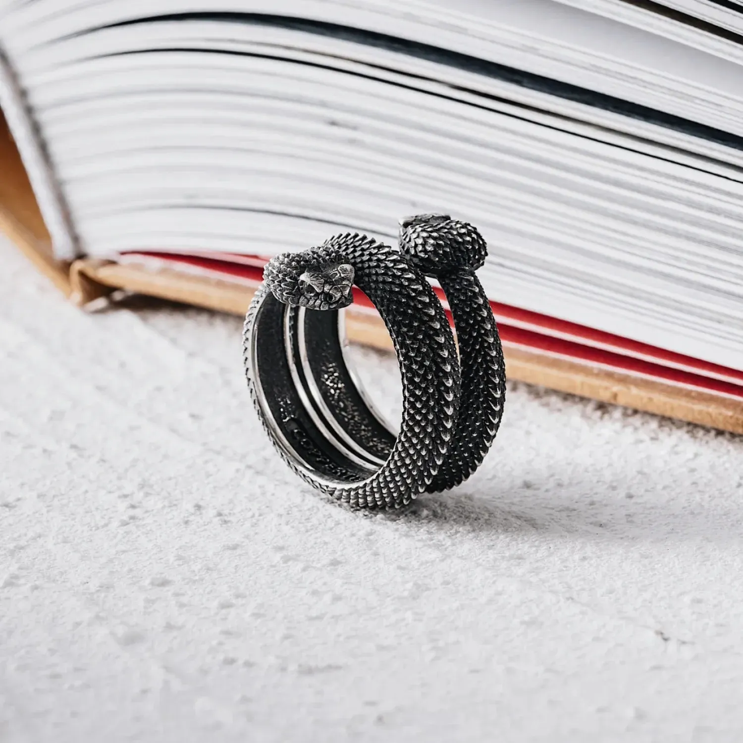 Amphisbaena Triple layer Ring