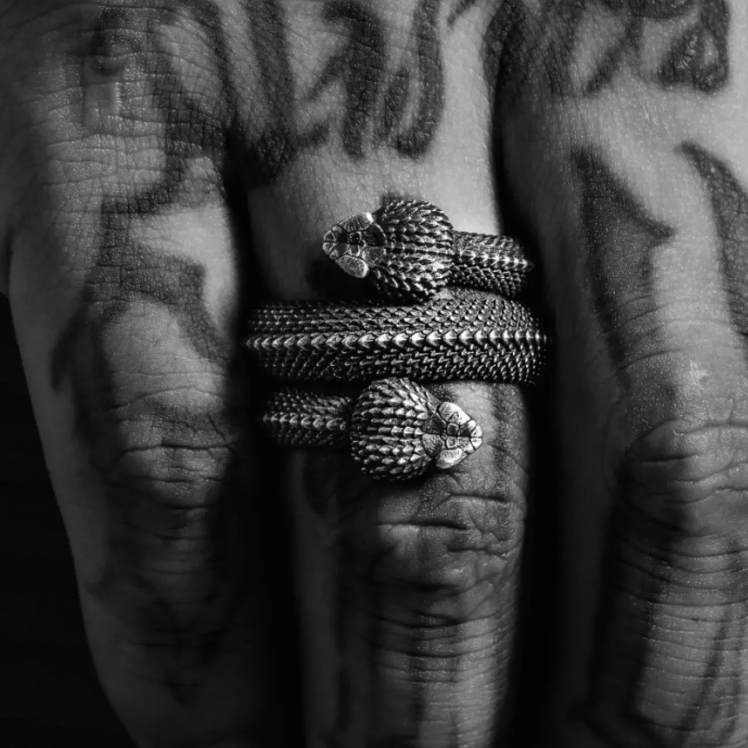 Amphisbaena Triple layer Ring