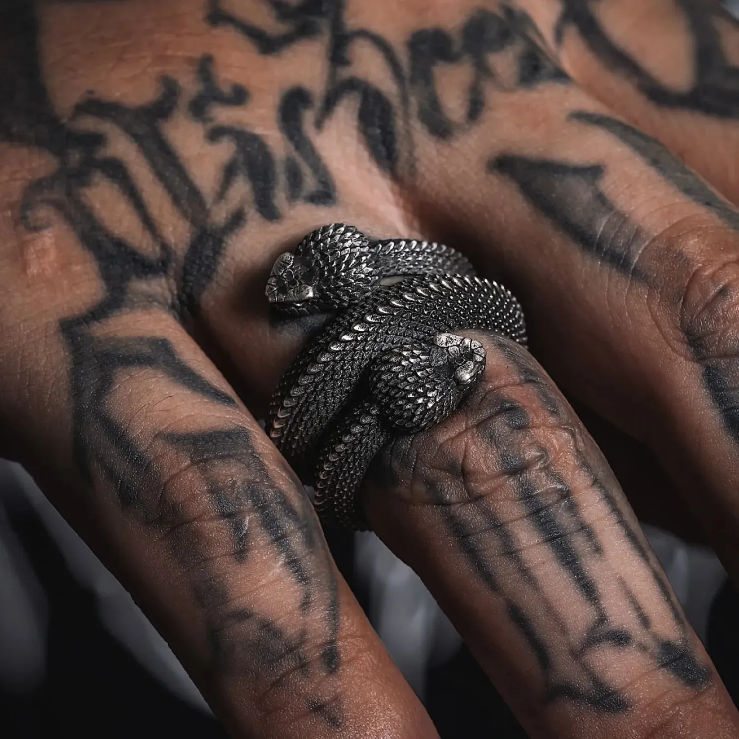 Amphisbaena Triple layer Ring