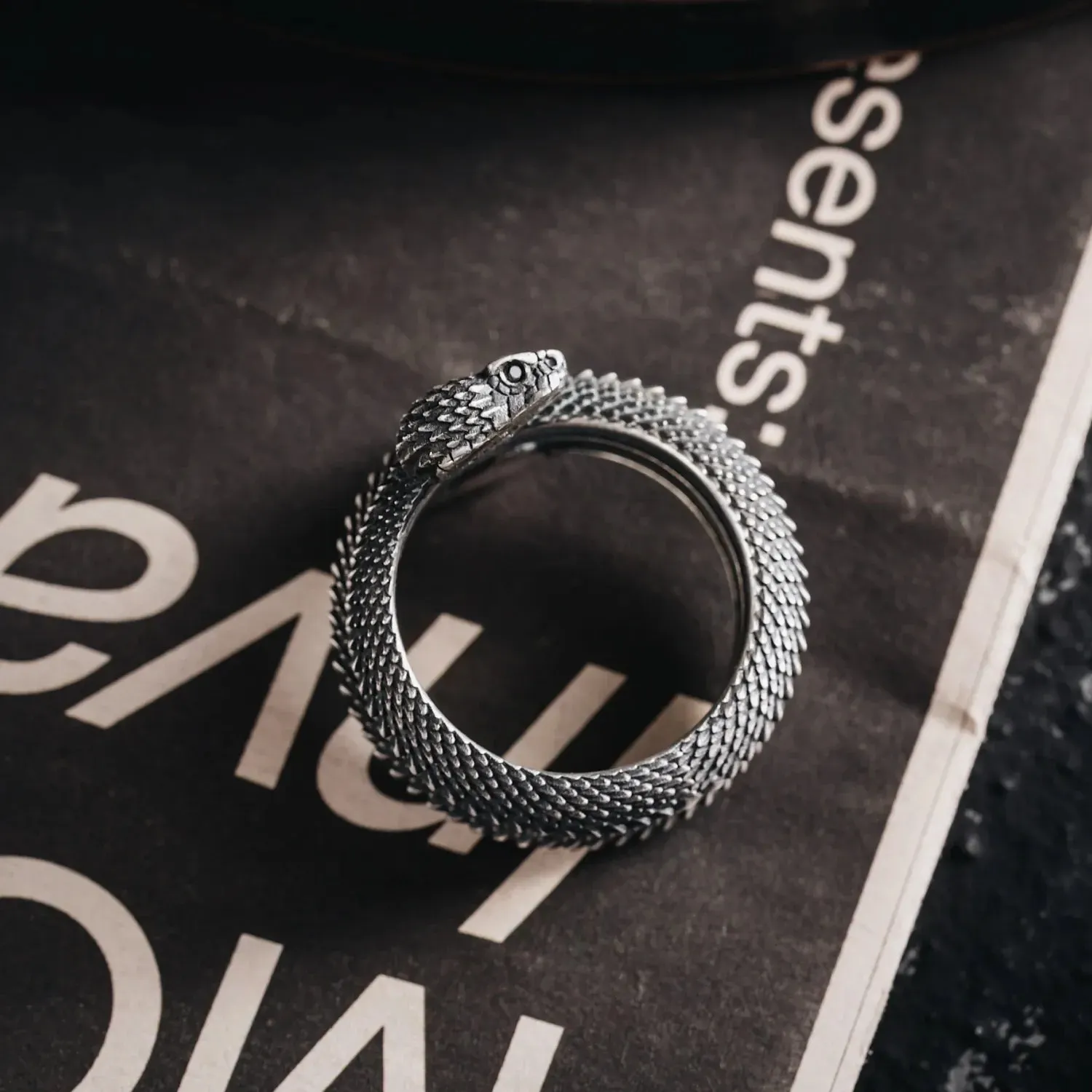 Amphisbaena Triple layer Ring