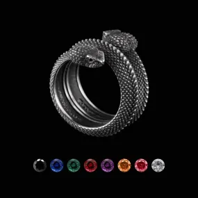 Amphisbaena Triple layer Ring