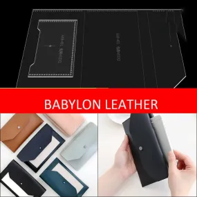 BABYLON™ Minimalist Long Wallet DIY Craft Pattern AAB-401