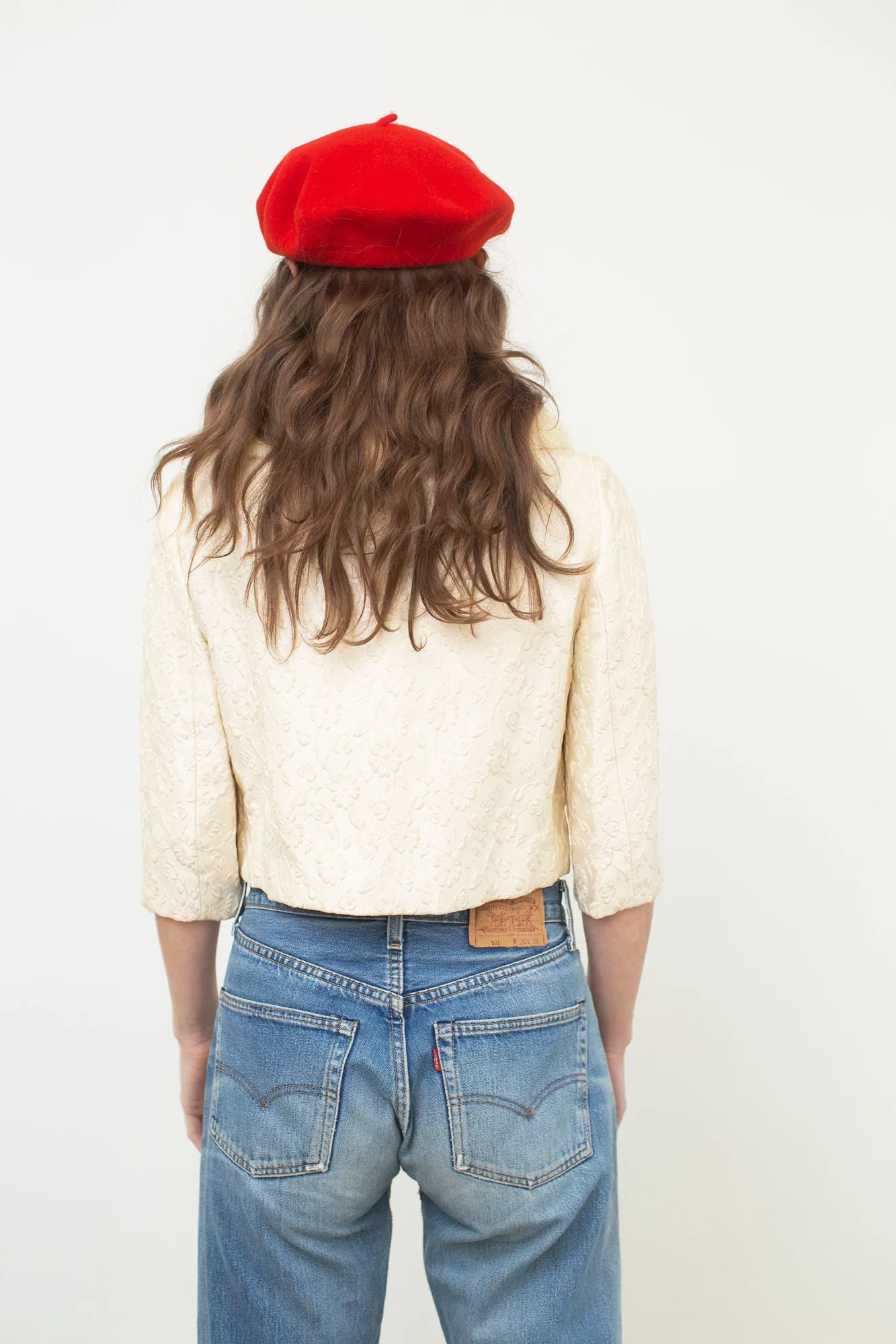 Baroque Floral Cropped Jacket