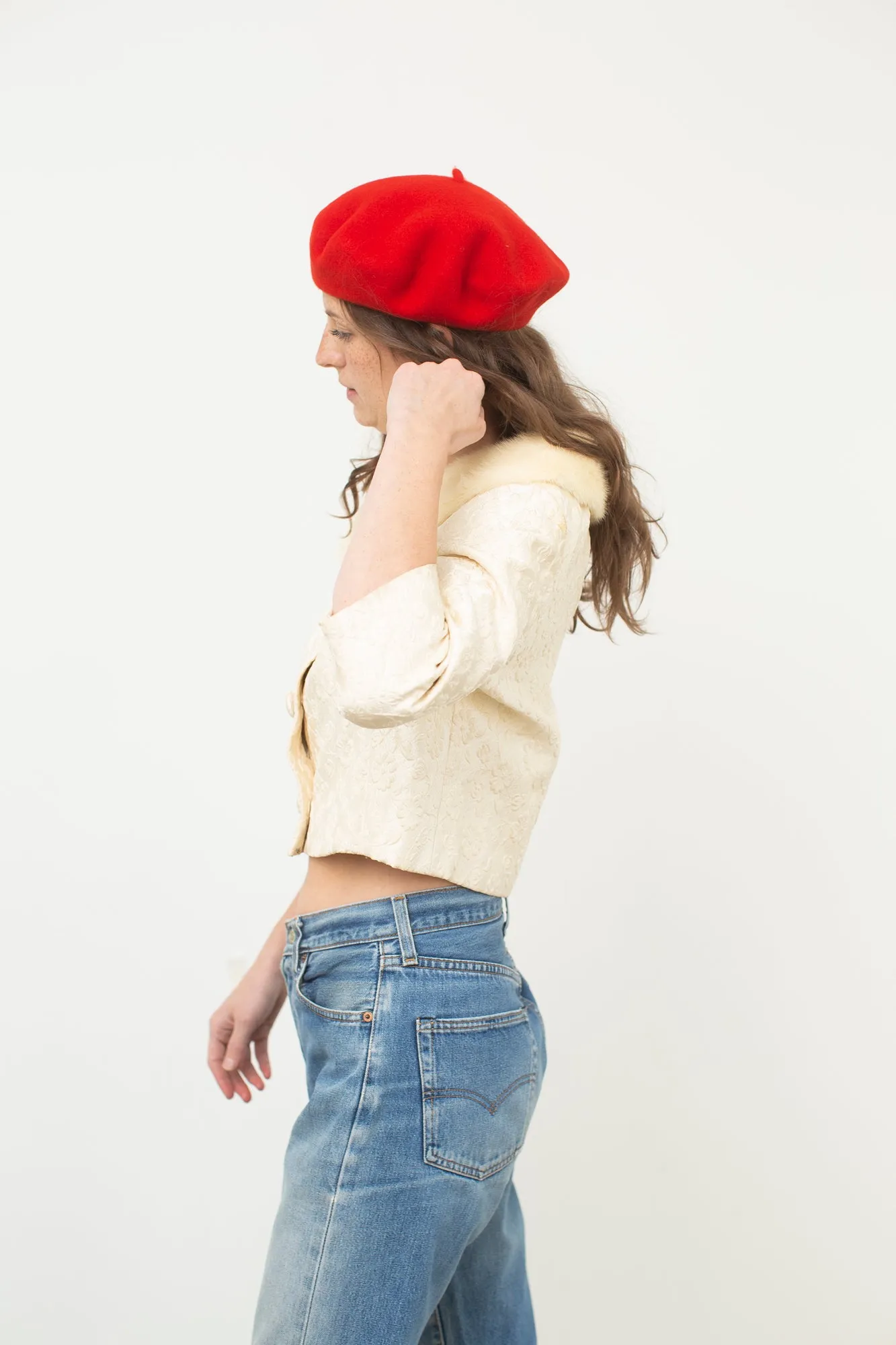 Baroque Floral Cropped Jacket