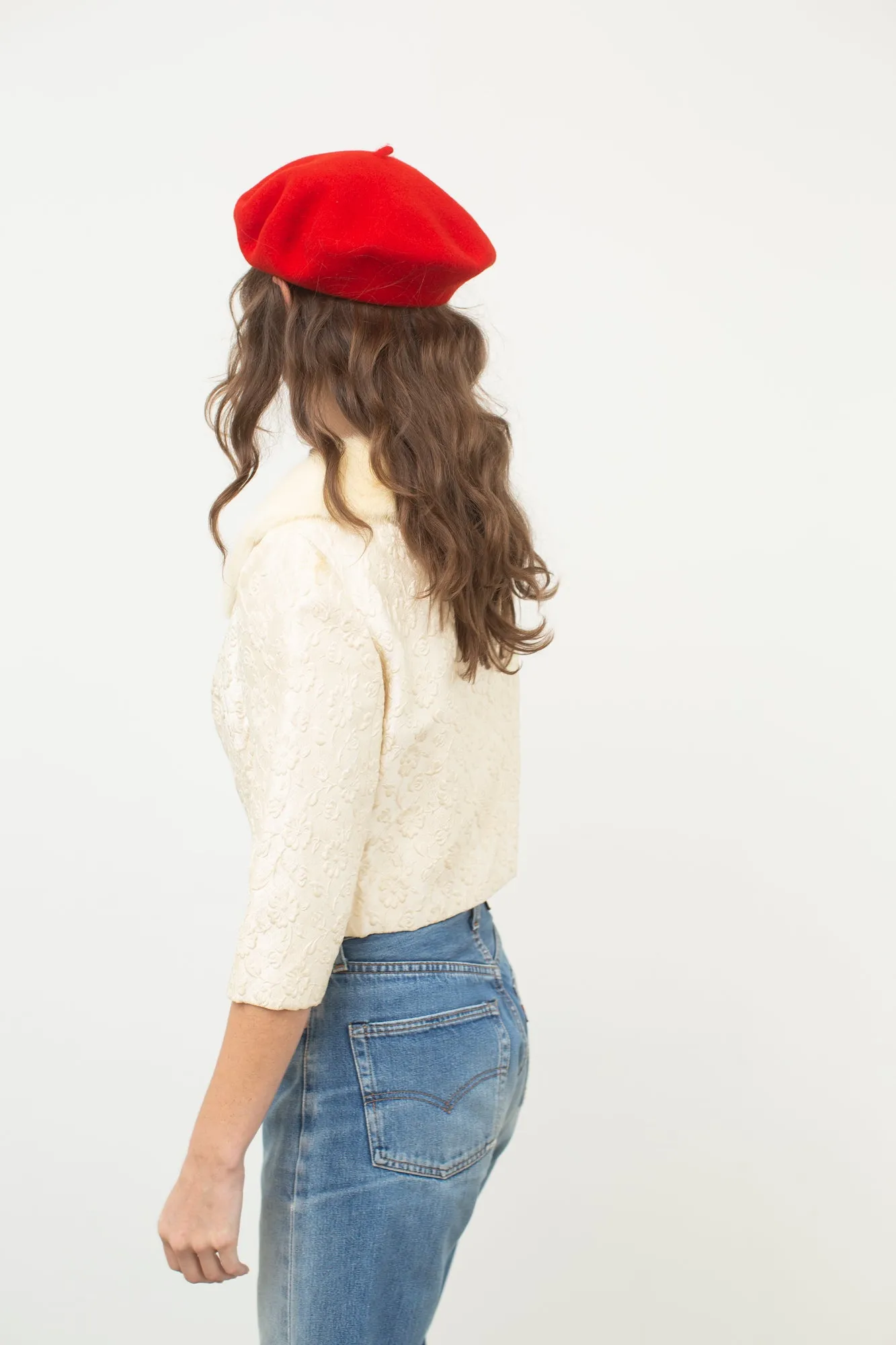 Baroque Floral Cropped Jacket