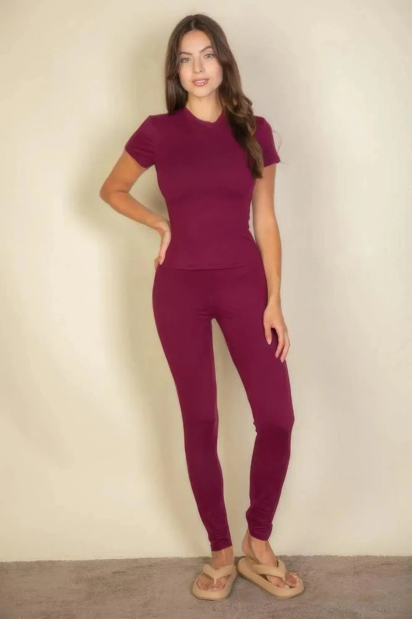 Basic Solid Leggings