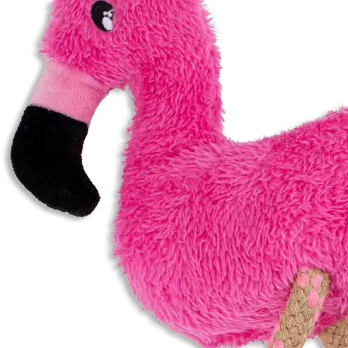 Beco - Recycled Soft Flamingo - Dog Toy