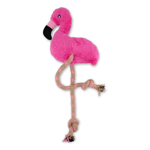 Beco - Recycled Soft Flamingo - Dog Toy