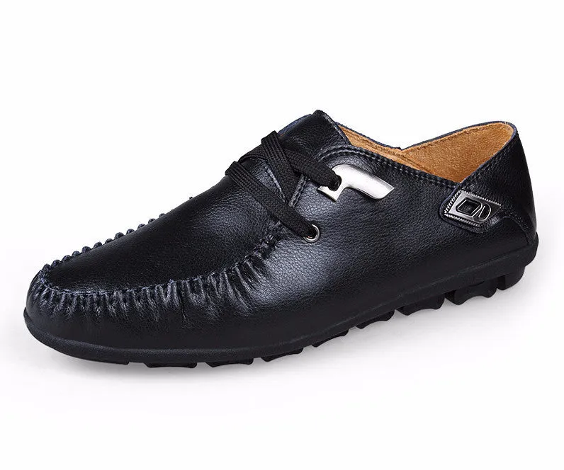 Best Quality Genuine Leather Men's Flat Loafers