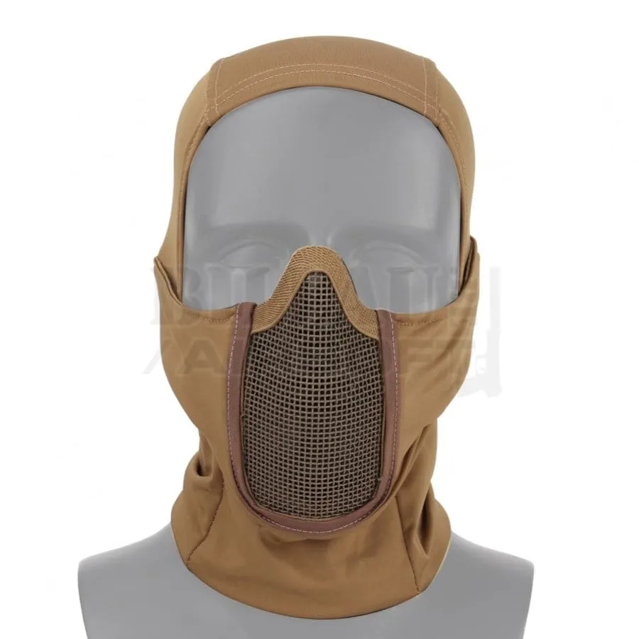 Cagoule 1 Trou Grillage Coyote