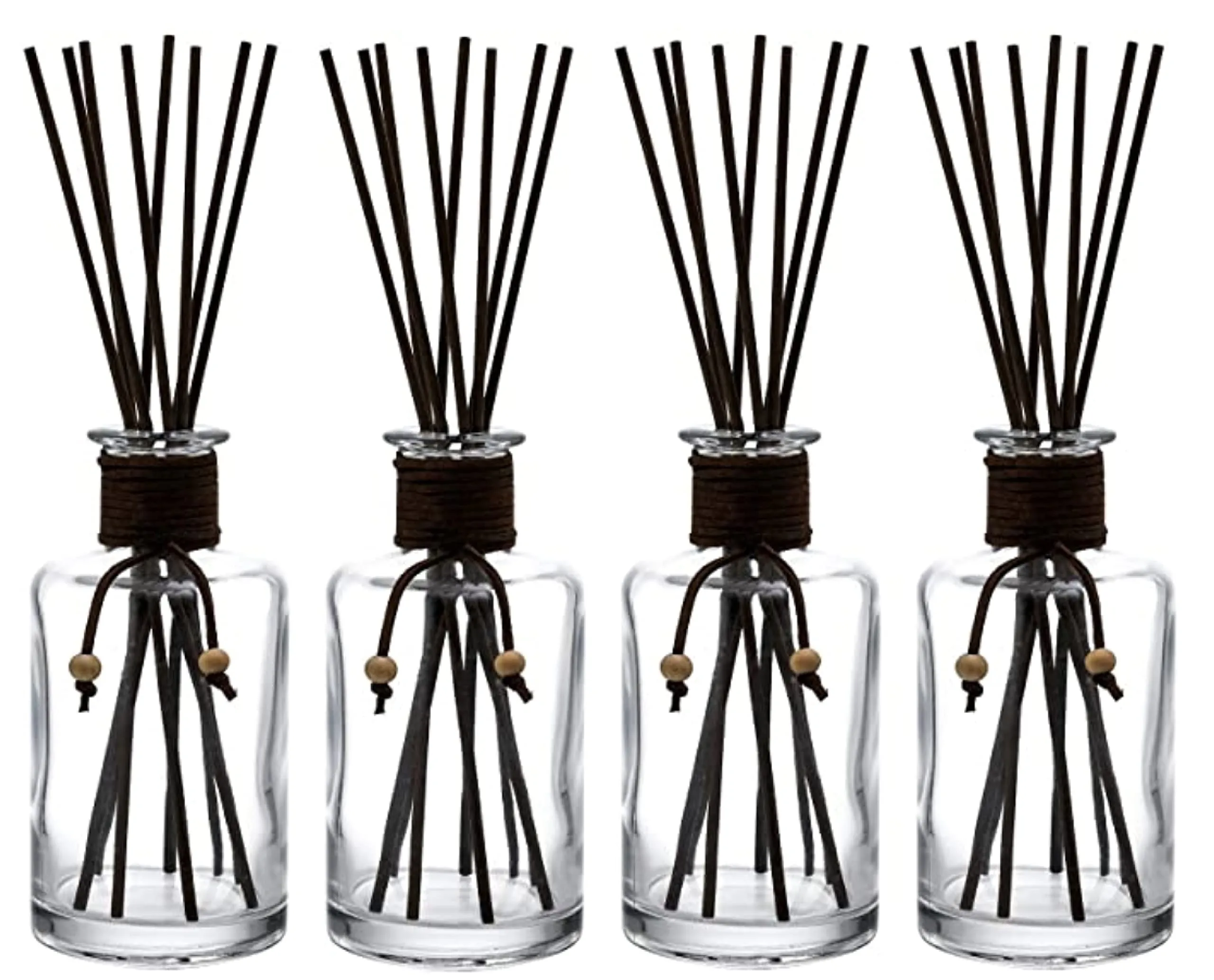 Diffuser With Sticks Set Of 4 75 Oz  Empty Refillable Glass
