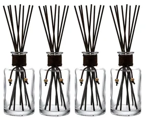 Diffuser With Sticks Set Of 4 75 Oz  Empty Refillable Glass