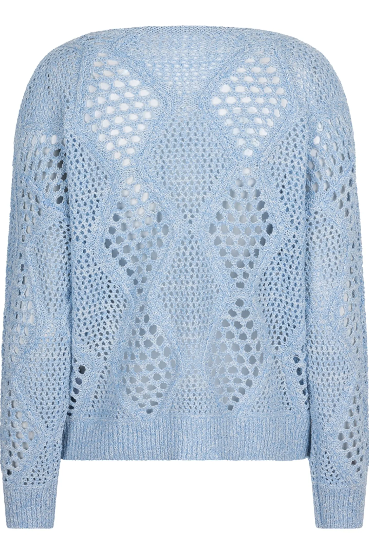 EsQualo 02000 Ajour Sweater in Sky Blue