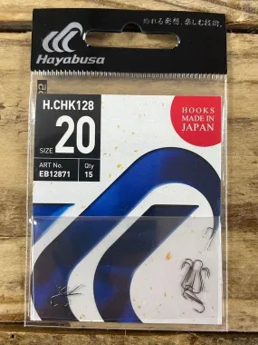 Hayabusa HCHK-128 Hooks Black Nickel