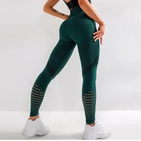High Waist Seamless Leggings For Women Hollow out Gym legging Super Stretchy Fitness leggings Jogging Trousers