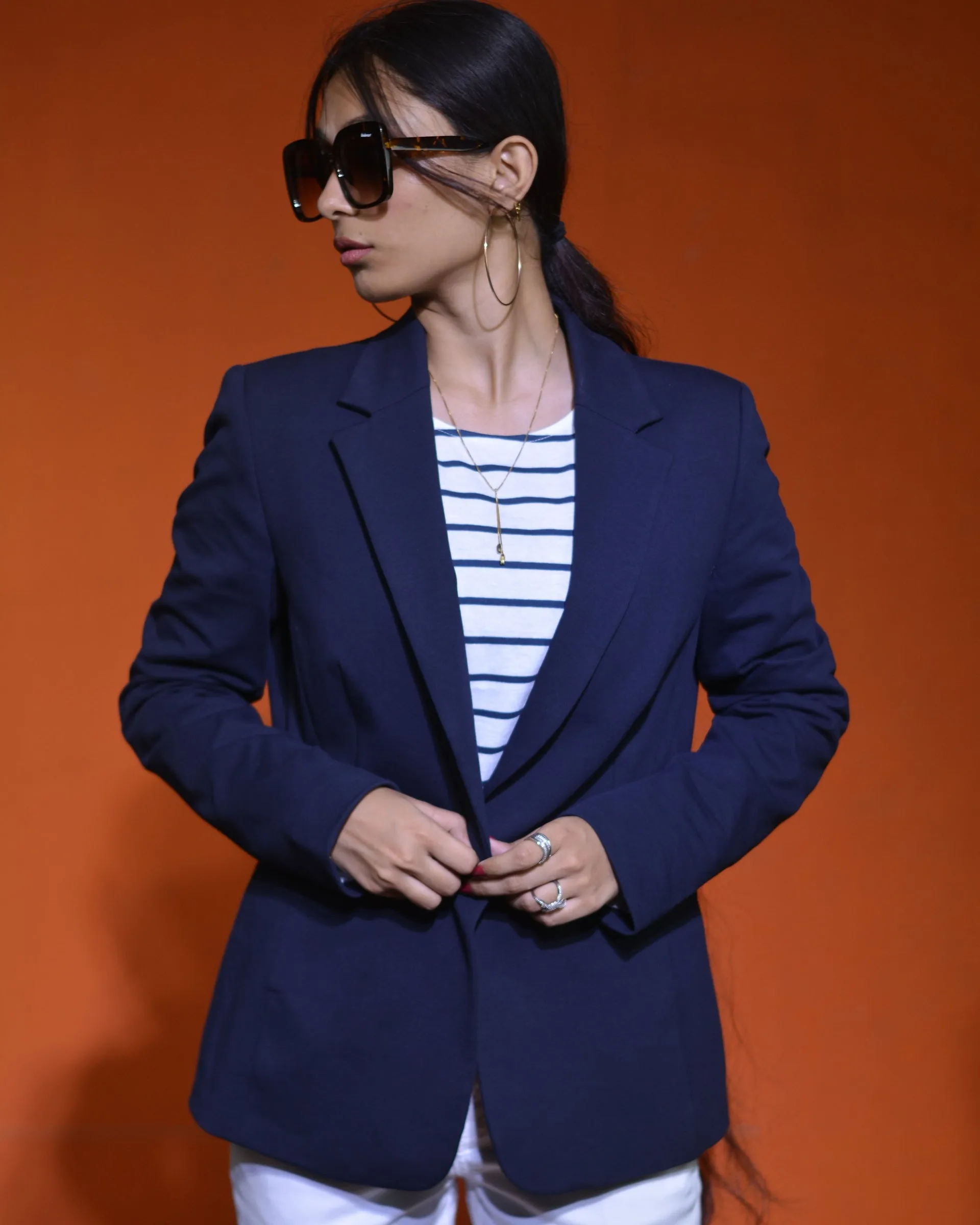 Montego Women Blazer - Navy