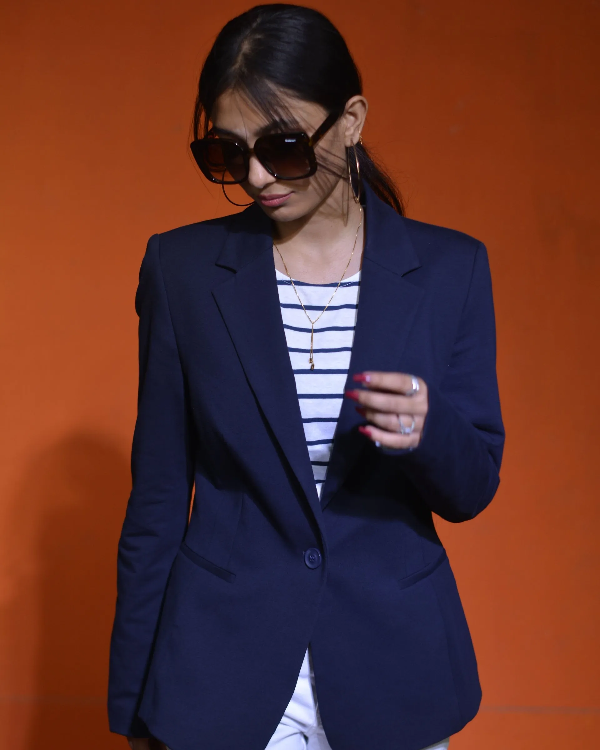 Montego Women Blazer - Navy