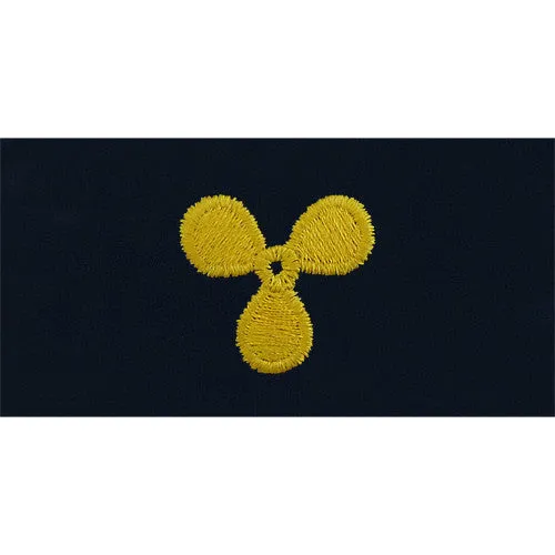 Navy Embroidered Collar Device: Engineering Technician - coverall