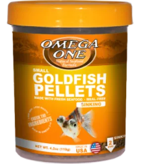 Omega One Small Sinking Goldfish Pellets