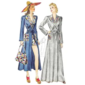 PDF - 1930s Pattern, Women's Beach, House Coat & Bag, Robe - Multi-sizes - Instantly Print at Home