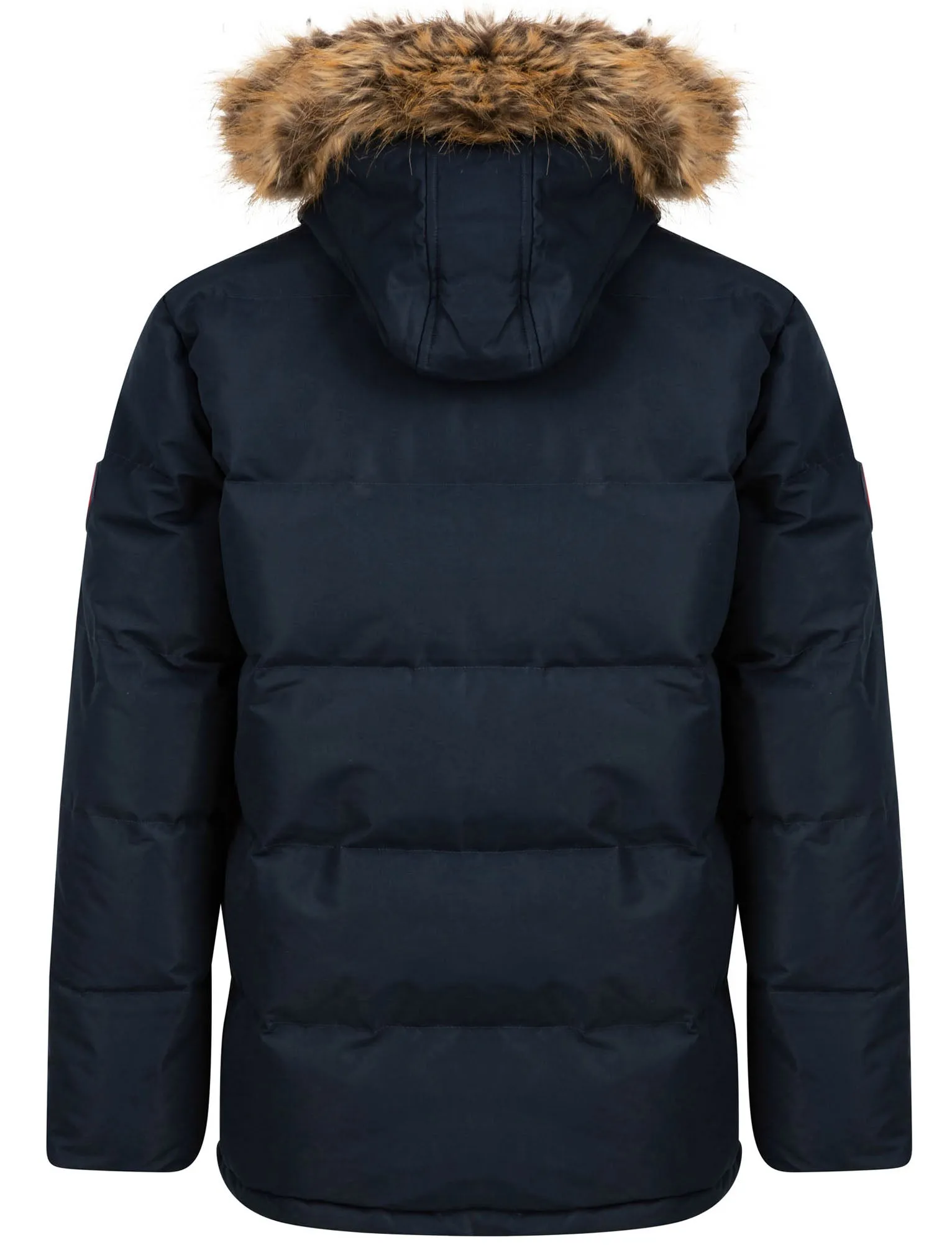 Pisces Taslon Quilted Puffer Coat with Hood In Sky Captain Navy - Tokyo Laundry