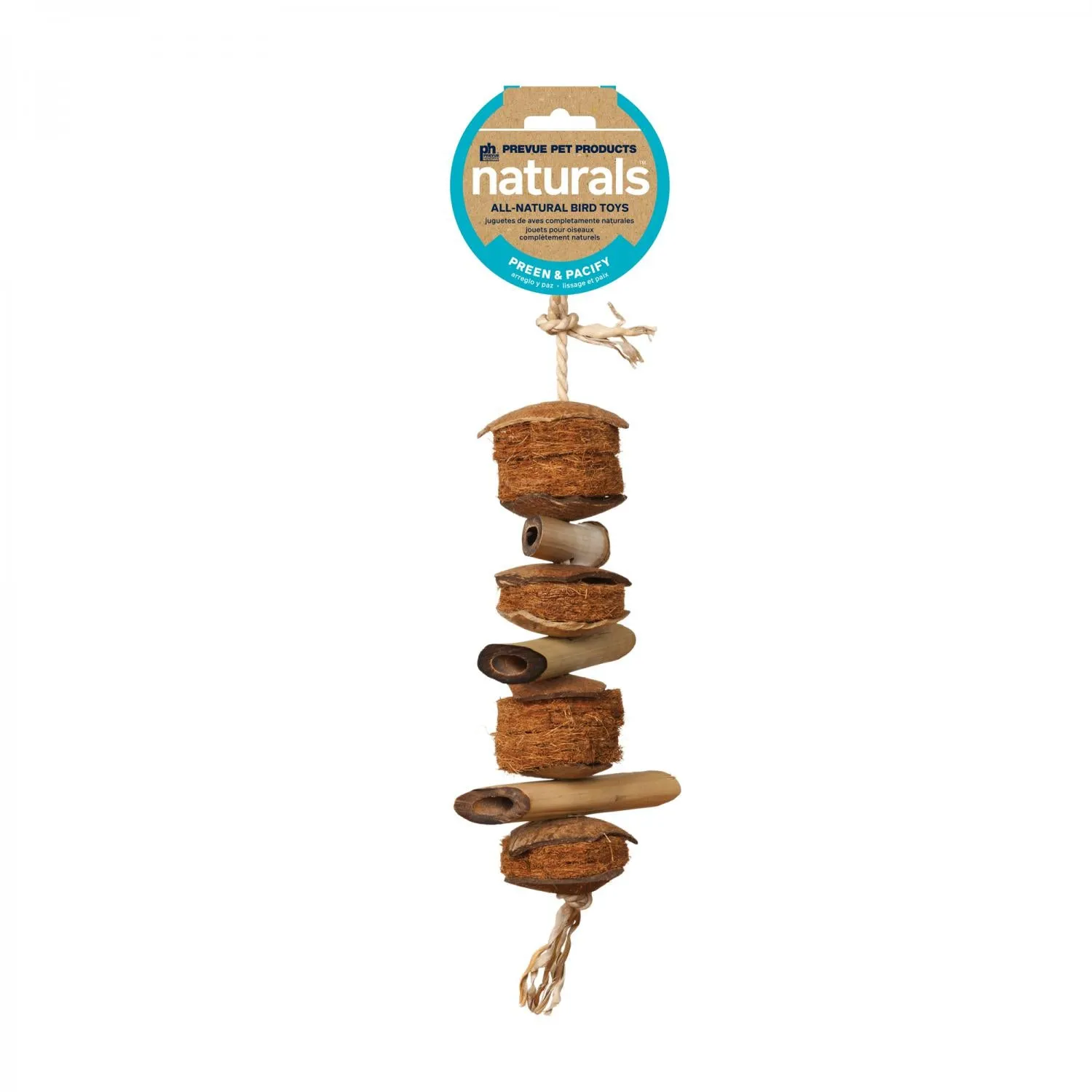 Prevue Pet Naturals Coco & Bamboo Bird Toy