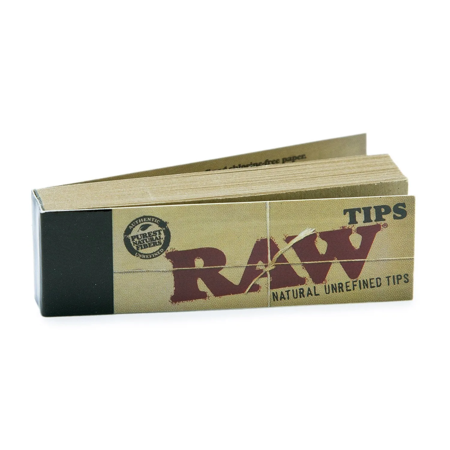 RAW Unbleached Roll-Up Tips 50-Pack