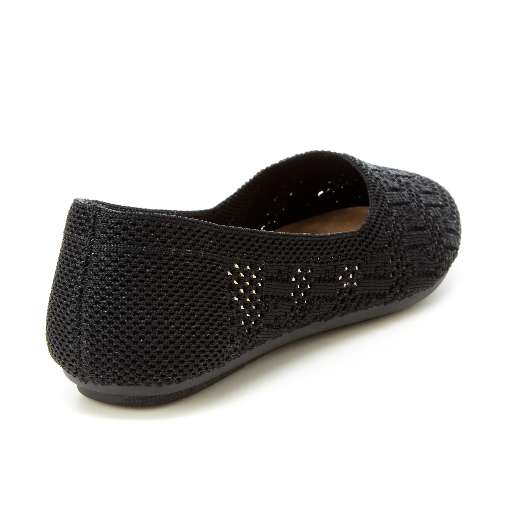 Round Toe Knit Top Slip-On Flats (Nicolette)
