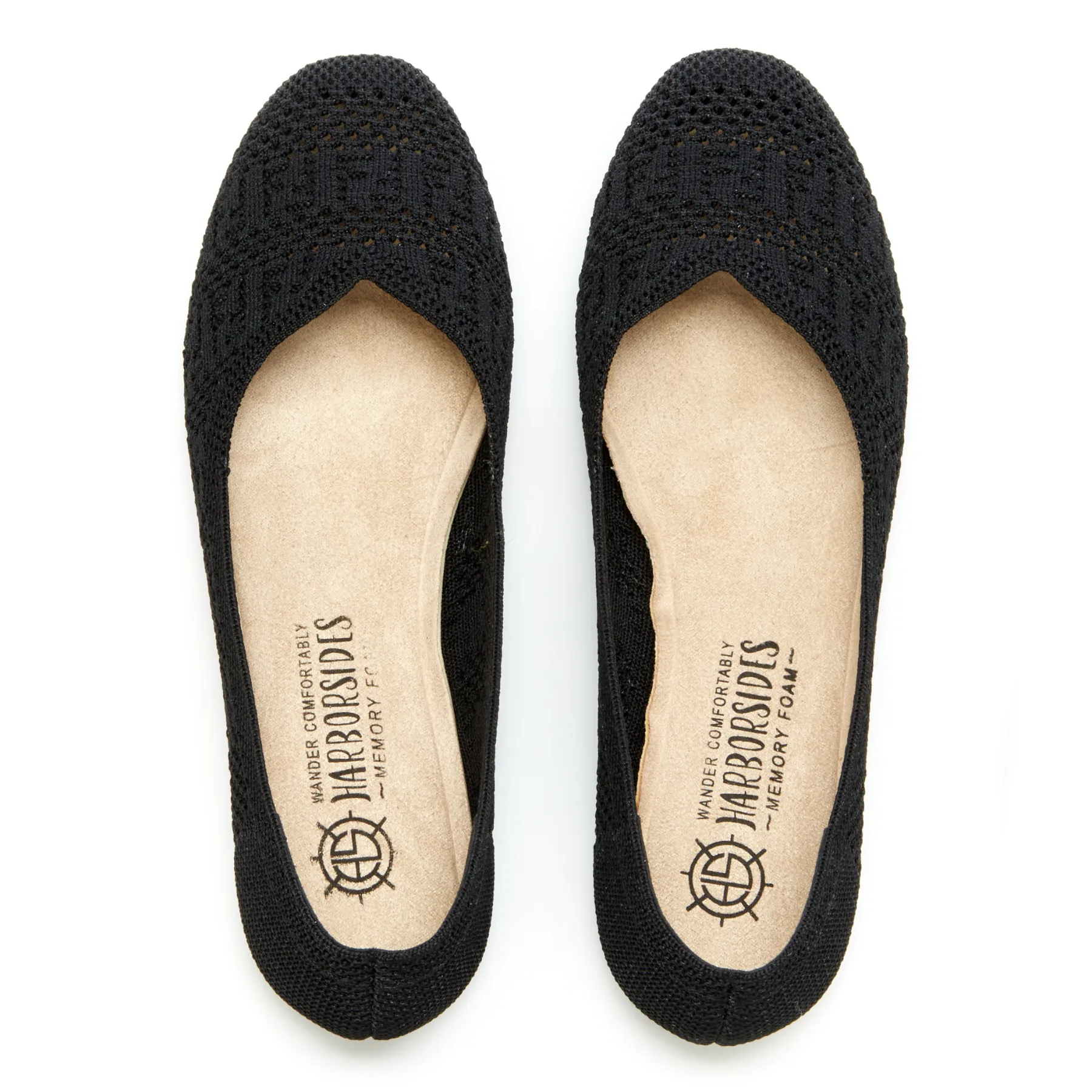 Round Toe Knit Top Slip-On Flats (Nicolette)