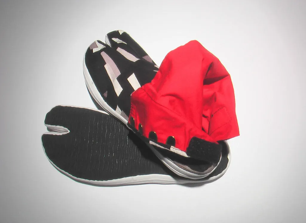 Shatter Pattern Tabi Boots