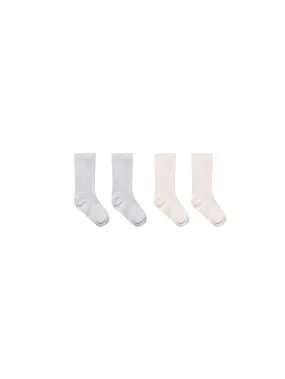 Socks Set of 2 || Natural   Cloud