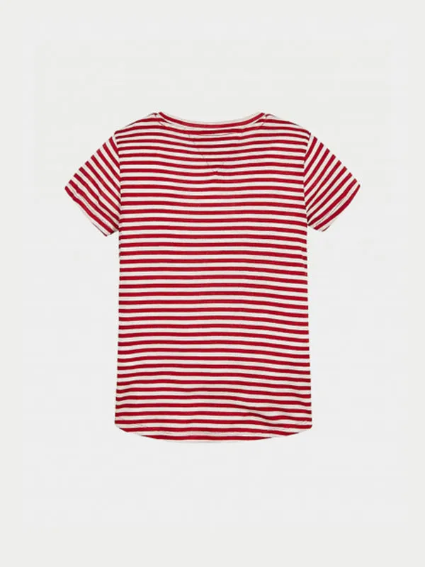 Stripe Knit Top S/S