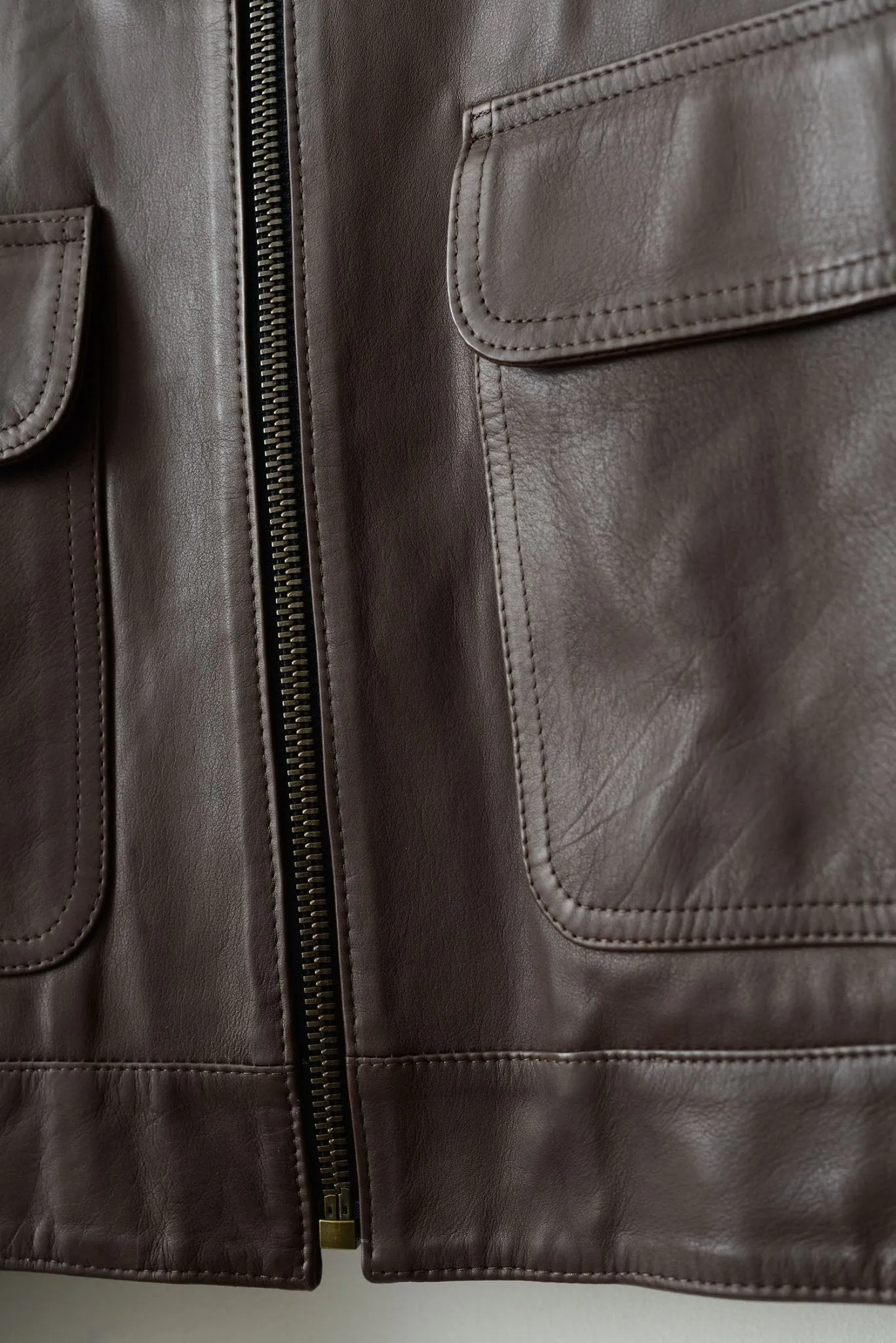 The Emmett: Brown Elton Calf with Shearling Collar
