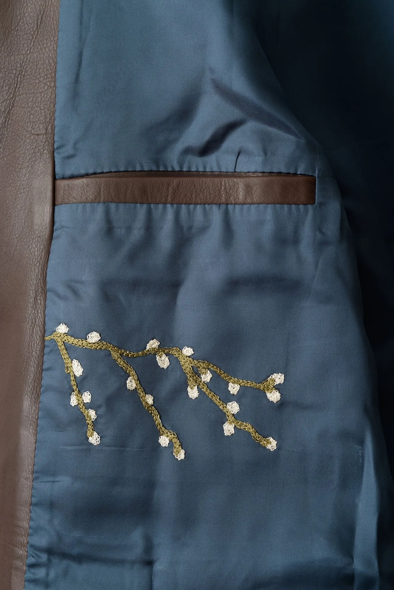 The Emmett: Brown Elton Calf with Shearling Collar