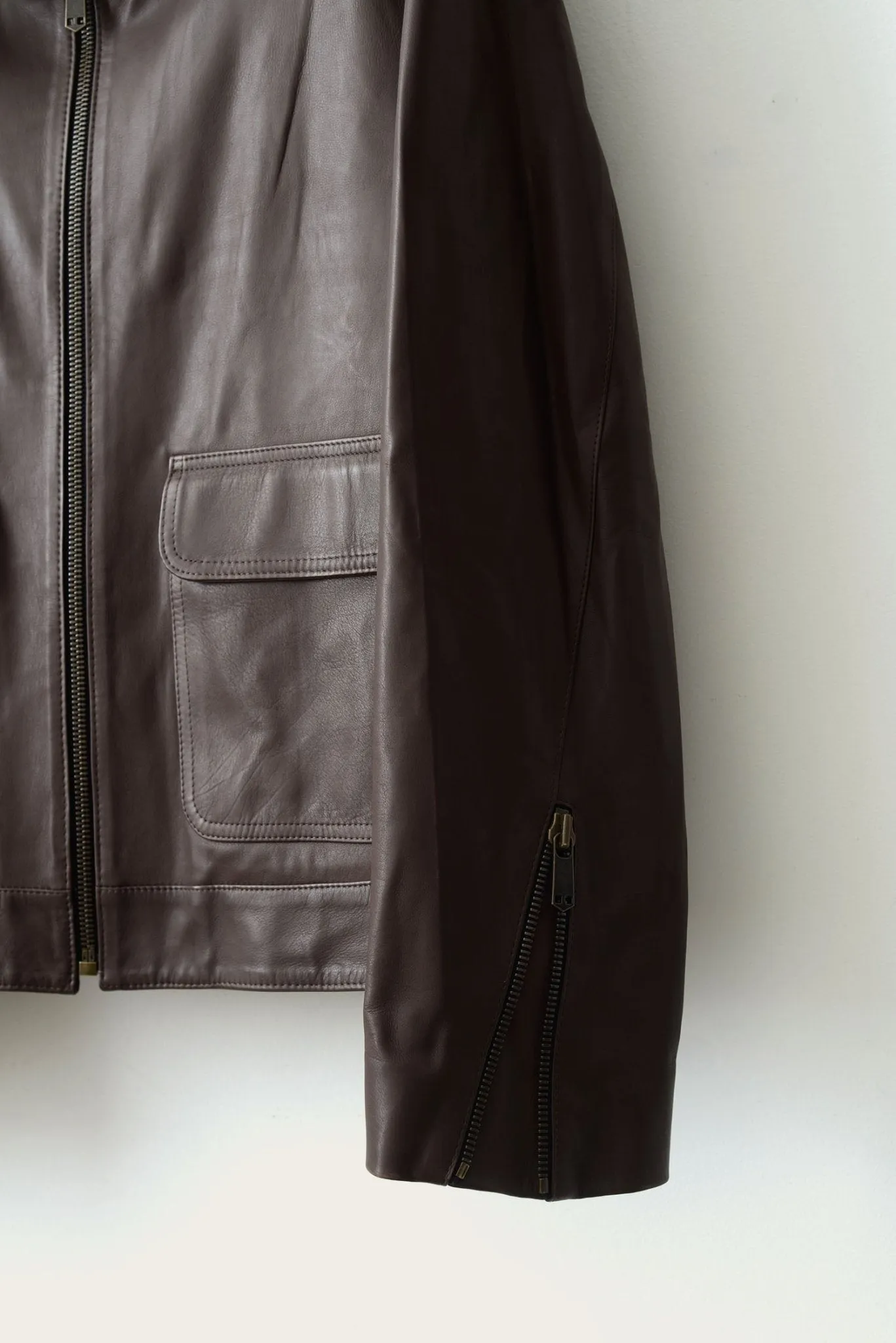 The Emmett: Brown Elton Calf with Shearling Collar