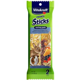 Vitakraft Crunch Sticks Variety Pack Rabbit & Guinea Pig Treats 3 oz