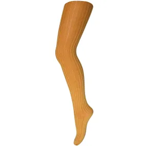 Wool Rib Tights in Golden Spice by MP Denmark